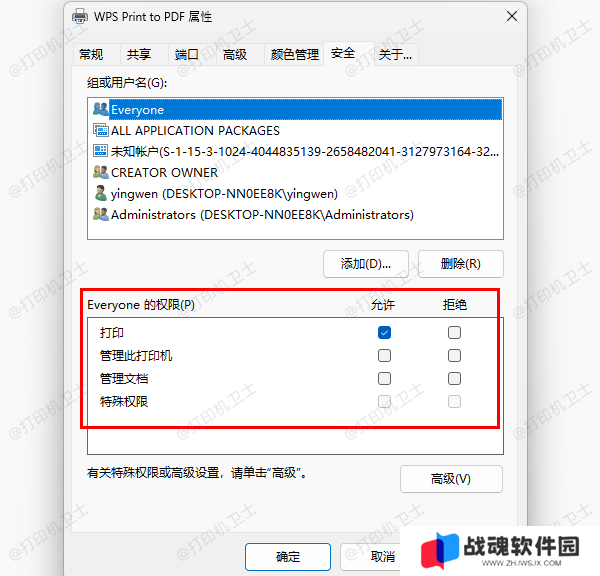 用户权限配置