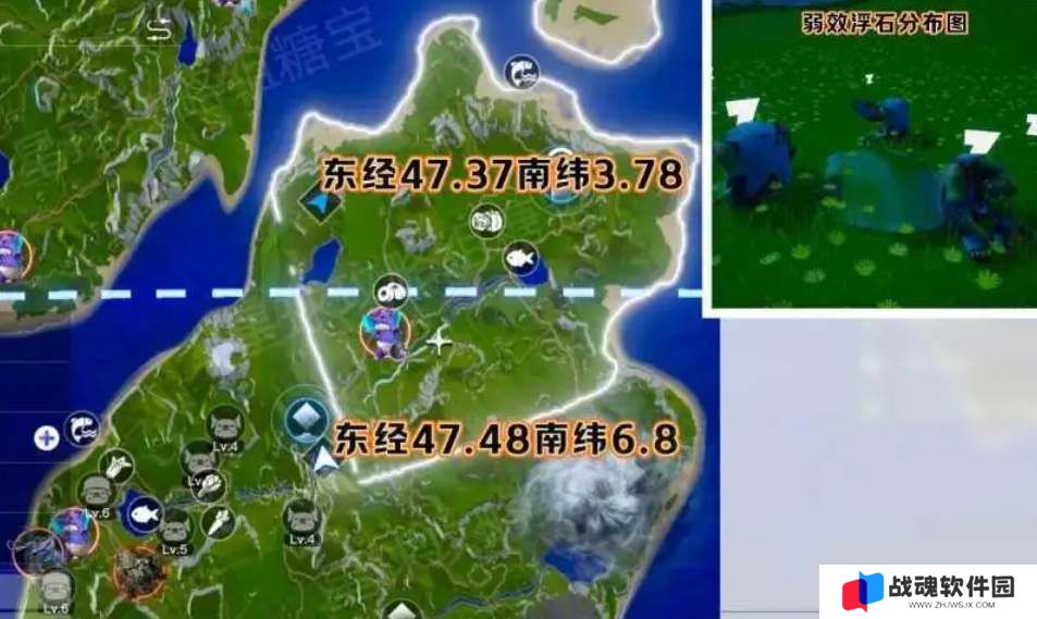 创造吧我们的星球弱效浮石获取位置